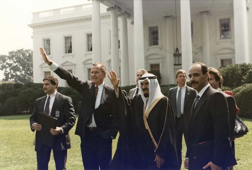Pres-George-HW-Jabir-al-Ahmad-al-Jabir-al-Sabah-September-28-1990